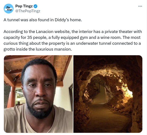 Fact Check Image Does NOT Show Tunnel In Sean Diddy Combs LA fact-check-image-does-not-show-tunnel-in-sean-diddy-combs-la